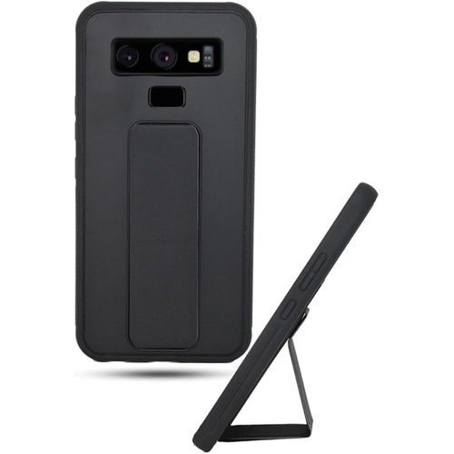 product_image_name-Generic-Back Cover Stand Case Magnetic Car Holder Soft Silicone Horizontal & Vertical Kickstand Cover Wrist Strap Full protection Anti Fingerprint Case (Saamsung Note 9)-1