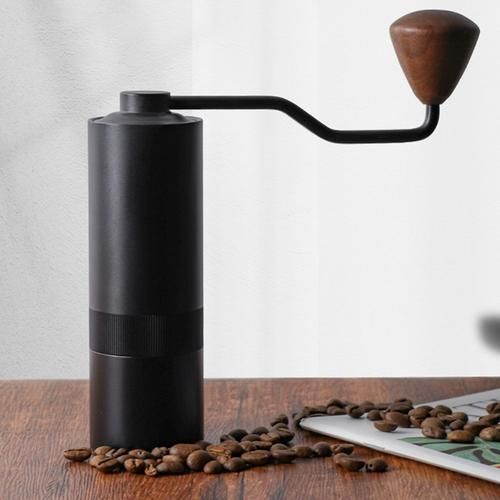 Portable Manual Coffee Bean Grinder Stainless Steel Mini Hand Mill Burr  Tool NEW