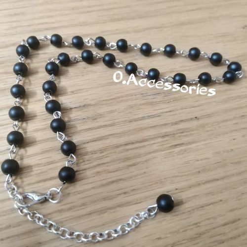 product_image_name-O Accessories-سلسله عقد رقبه اونكس اسود _معدن فضي_يمكن الاطاله-2