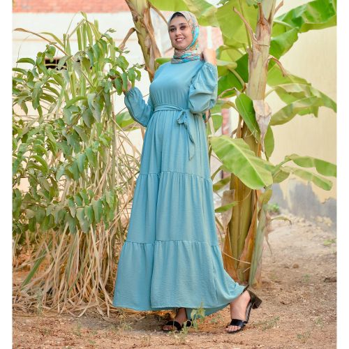 product_image_name-Generic-Casual Dresse Women's Color Green-2