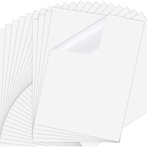 25 Sheets 8.3x11.6 Inch Inkjet Sticker Paper, Printable