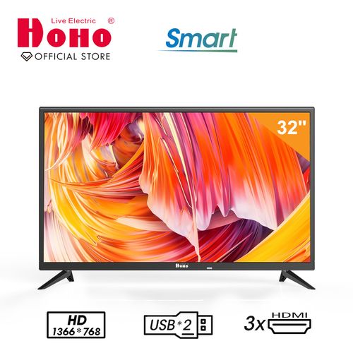 HOHO 32-inch HD LED Smart TV - Piano Black