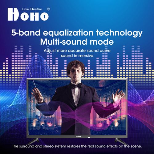HOHO 32-inch HD LED Smart TV - Piano Black
