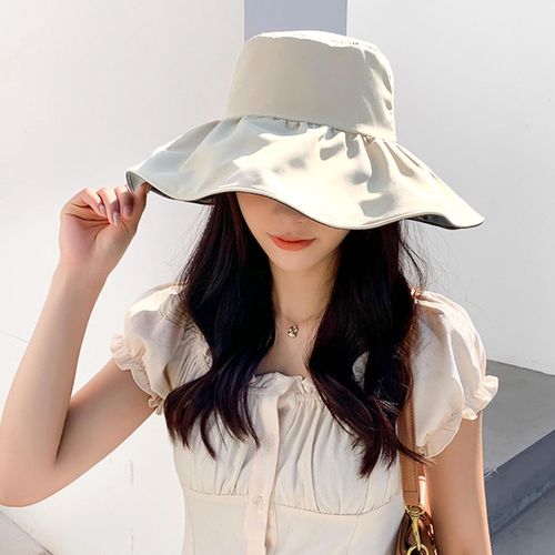Generic Sun Protection Women Hat Summer Visor Hat Beige @ Best Price Online