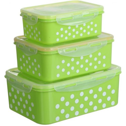Shop Generic Plastic Storage Box - 3 Pcs - Green | Jumia Egypt
