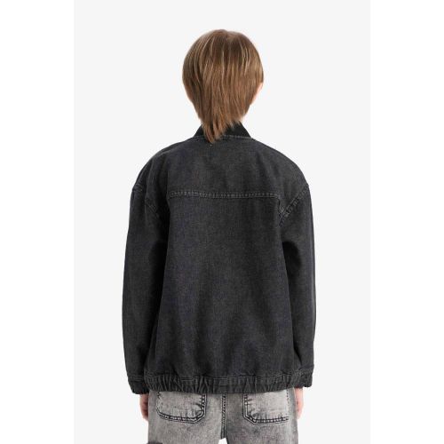 product_image_name-Defacto-Boy Bomber Jacket - Anthra-4