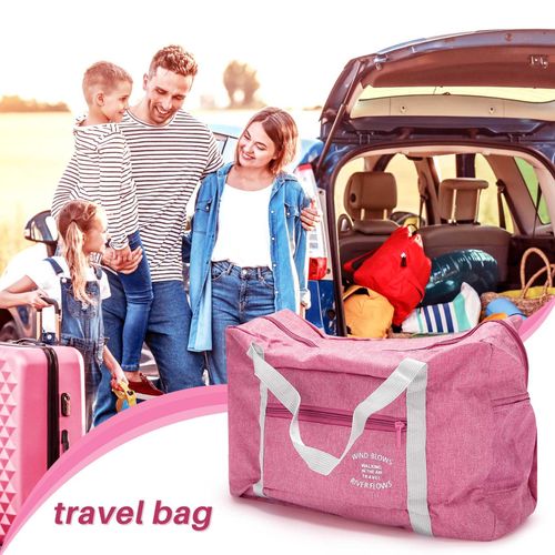 Pink Large Travel Duffle Bag for Women & Men