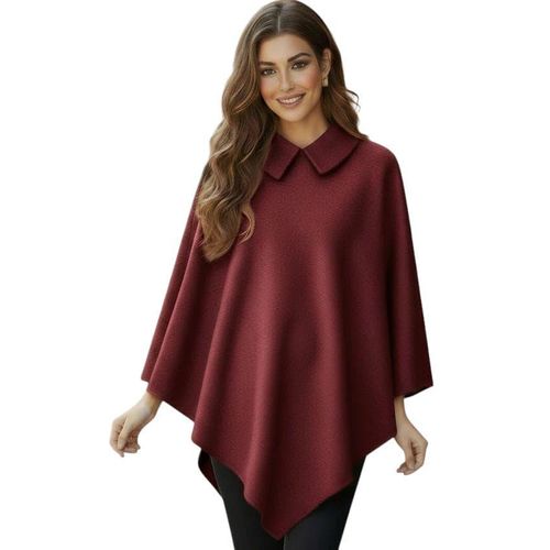 product_image_name-Generic-شال من الصوف العنابي مع طوق-1