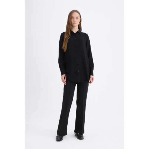 product_image_name-Defacto-Woman Regular Fit Long Sleeve Tunic - BLACK-2