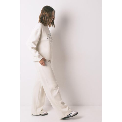 product_image_name-Women Secret-White fine terry cloth long trousers-7