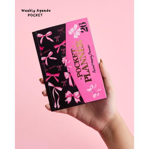 product_image_name-Mofakera-مفكرة تقويم مع شريط وردي وصندوق هدايا سنوي يومي 2026 (أجندة)-6