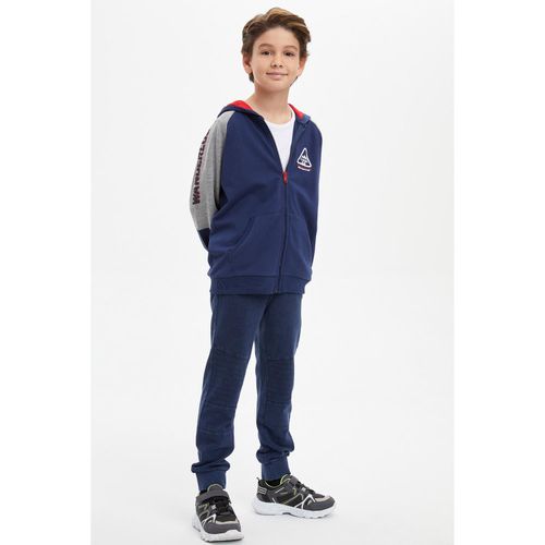 product_image_name-Defacto-Knitted Cardigan - Navy-2