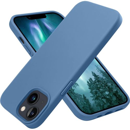 product_image_name-Generic- جراب حماية رفيع من السيليكون مضاد للصدمات لموبايل آيفون 13 مقاس 6.1 بوصة من اوتوفلاي، جراب مصمم لموبايل آيفون 13، لون أزرق -1