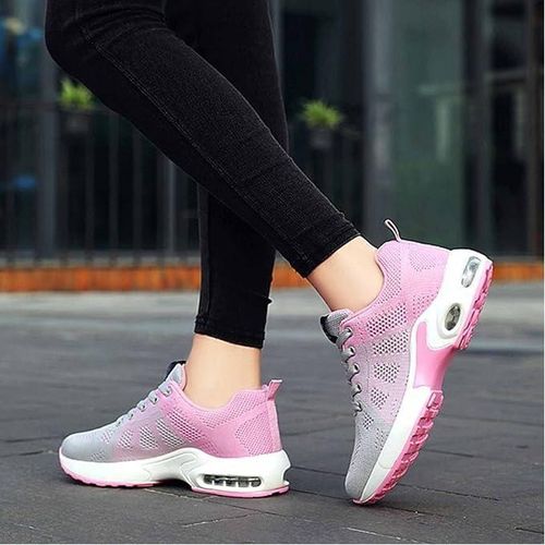 Generic Women s Slip on Air Cushion Sneakers Running Shoes Ladies Shoes Pink Best Price Online Jumia Egypt
