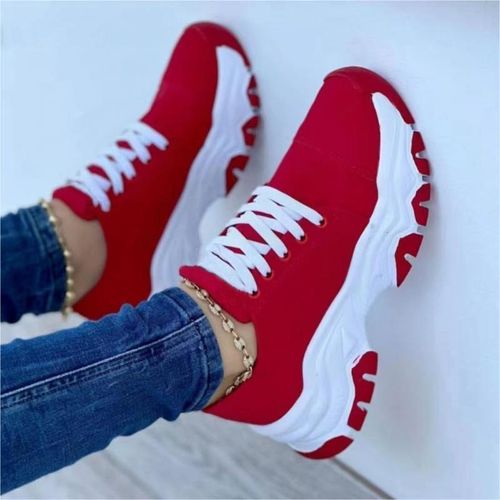Buy online Women Lace-up Sports Shoes from Sports Shoes & Sneakers