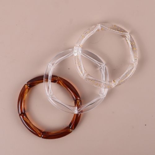 Transparent Resin Bracelets, Acrylic Bangles Bracelets