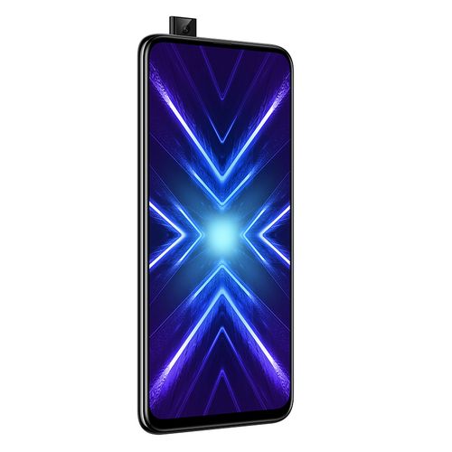 Honor 9X موبايل ثنائي الشريحة - 6.59 بوصة - 128 جيجا/ 6 جيجابايت - أسود + AM61 Sport سماعات بلوتوث