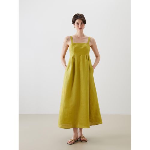 Square Neck 100% Linen Dress - LC Waikiki - Jumia Egypt