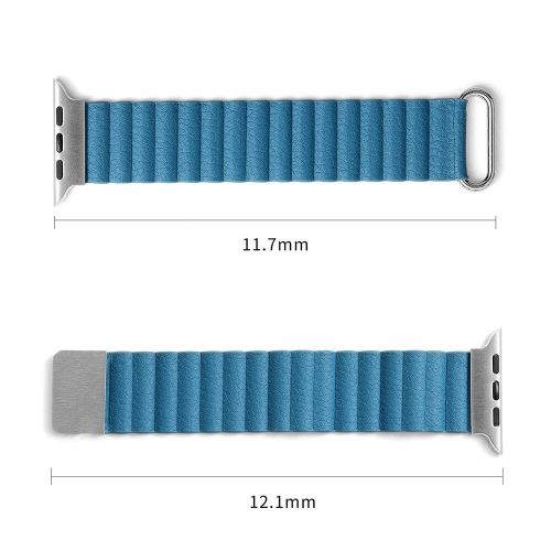 Leather Strap For Apple Watch Band 44mm 45mm 41mm 40mm 42mm 38mm