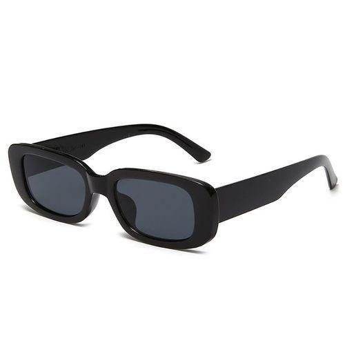 Generic Portable Square Sunglasses Travel Rectangle Small Vintage Retro Sunglassesblack Frame Black Gray Slices14414540mm Best Price Online Jumia Egypt