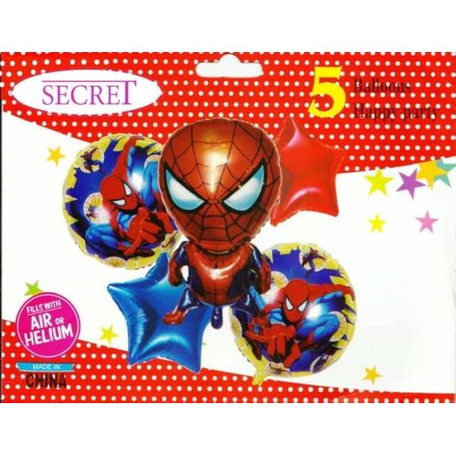 product_image_name-Generic-مجموعة بالونات Spider Man من 5 قطع - 2724776401905-1