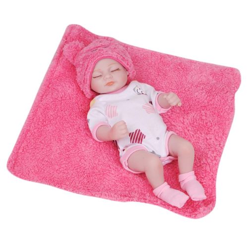 Generic Full Silicone 11Inch Newborn Lifelike Baby Kid Birthday