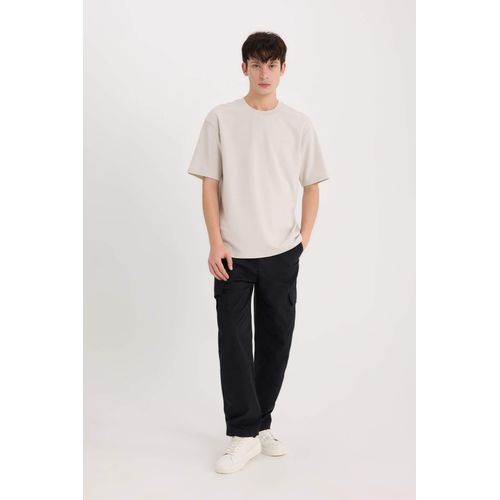 product_image_name-Defacto-بنطلون كارجو منسوج وايد ليج برجل واسع وجيب-3