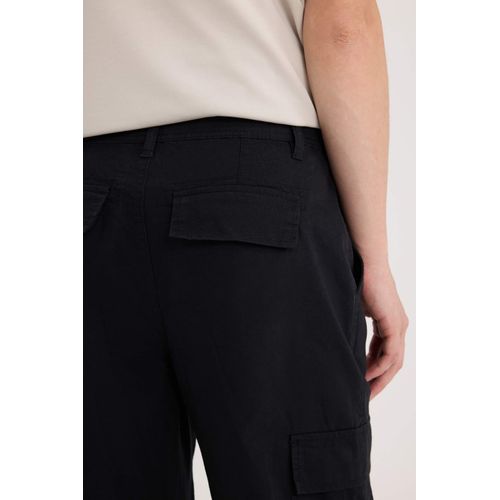 product_image_name-Defacto-بنطلون كارجو منسوج وايد ليج برجل واسع وجيب-7