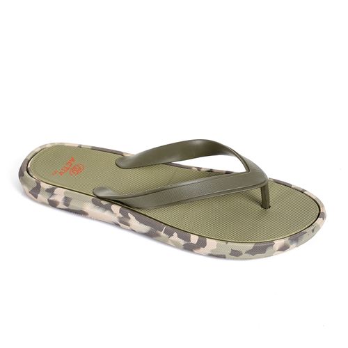 Buy Activ Camouflage Pattern One Thong Olive Slippers in Egypt