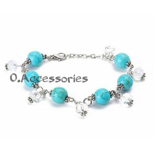 اشتري O. Accessories خلخال للقدم  ازرق  فيروز في مصر