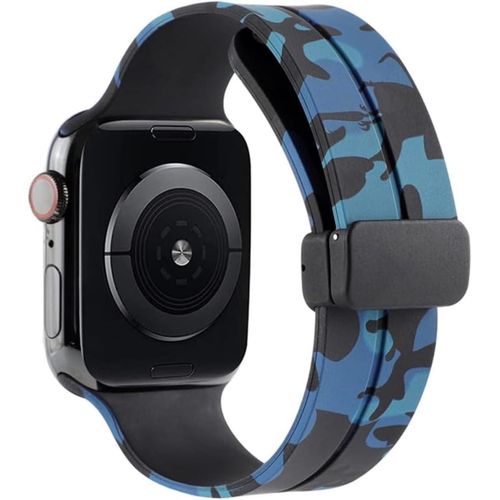 product_image_name-Generic-حزام فيكرة كامو سبورت متوافق مع ساعة آبل 42 ملم 44 ملم 45 ملم 46 ملم 49 ملم للرجال والنساء، سوار مغناطيسي مضفر ومرن لساعات iWatch السلسلة 10 9 8 7 6 5 4 3 Ultra 2 1 SE-1