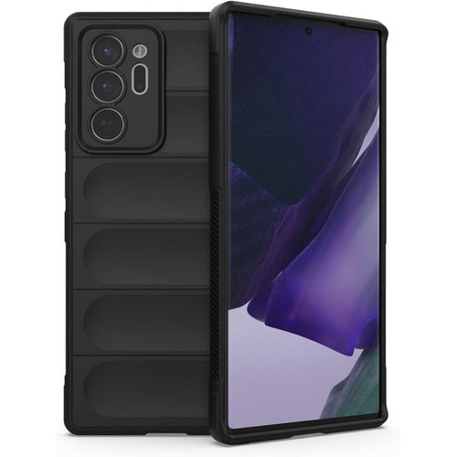 product_image_name-Generic-phone case compatible with Samsung galaxy note 20 ultra global Magic Shield TPU + Silicone Shockproof Phone Case For Samsung galaxy note 20 ultra (Black)-1