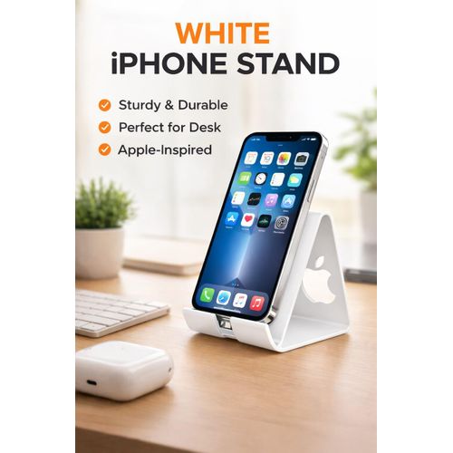 product_image_name-Generic-حامل موبايل ابيض مطبوع بتقنية 3D-1