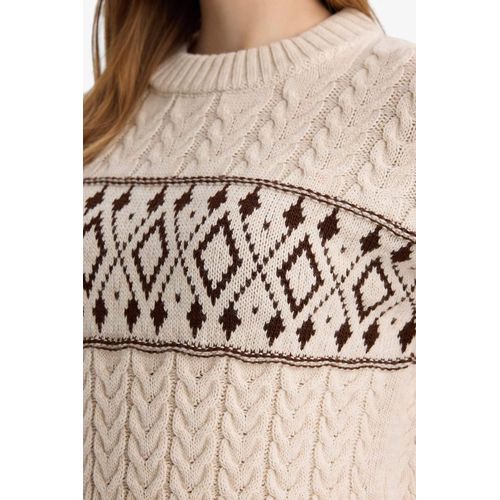 product_image_name-Defacto-بلوفر تونيك تريكو قصة عادية-4