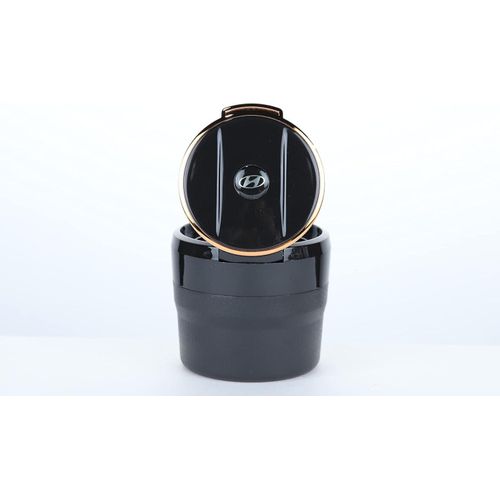 product_image_name-Generic-منفضة سجائر للسيارة قابلة للضبط بدون دخان مع غطاء مانع للروائح وإضاءة LED كاملة، داخلي سيراميك، بحجم حامل الأكواب، قابل للفصل والإزالة، لسيارات هيونداي، باللون الأسود والفضي-3