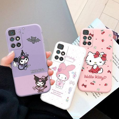 Cover For Xiaomi Mi 10T Lite 5G Funda Phone Case Kuromi My Melody Family  Back Cover