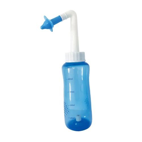 اشتري Neti Pot Sinus Rinse Bottle Cleaner System 500ml Manual Valve Optional في مصر