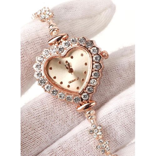 product_image_name-Generic-ساعة يد دي ار كاجوال للنساء - شكل قلب - خامة استانلس ستيل-1