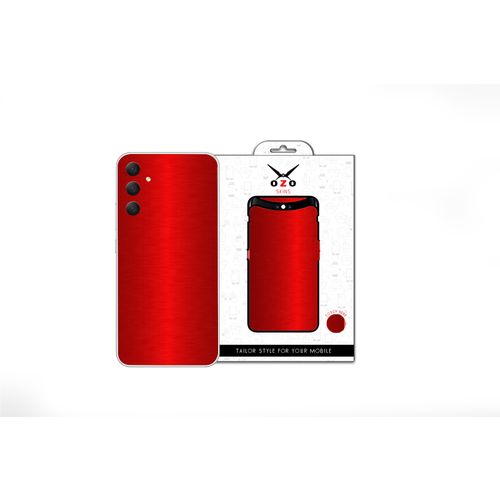 product_image_name-OZO Skins-OZO Luxury Skin Metalic Red Carbon (SC124RASA) For Samsung Galaxy A14-1