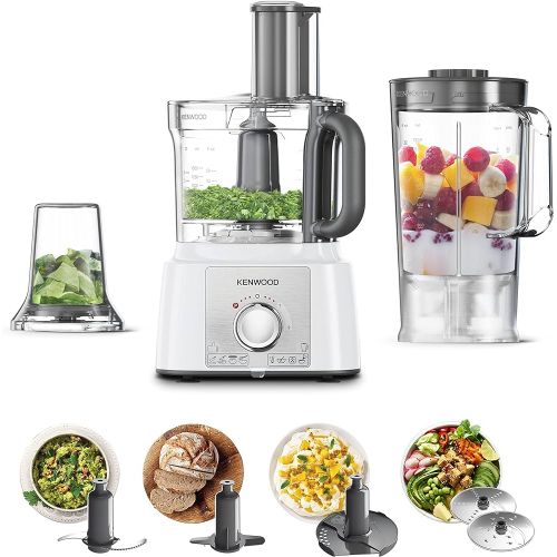 Buy Kenwood FDP65.400WH Food Processor, 1000 Watt in Egypt