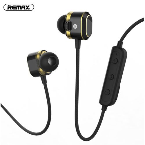 product_image_name-Remax-RB-S26 Stereo Wireless Dual Moving Coil For More Delicate and Pure Sound In-Ear Earphones - Black-1