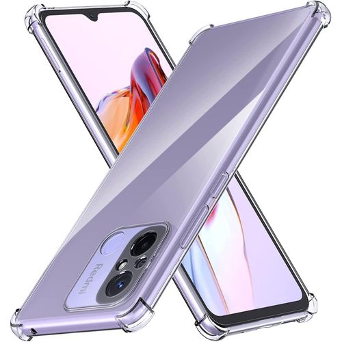 product_image_name-Generic-Redmi 12C جراب حماية شفاف ناعم من البولي يوريثين الحراري والسيليكون ممتص للصدمات بزاوية معززة كاملة للكاميرا لموبايل شاومي ريدمي 12 سي-2