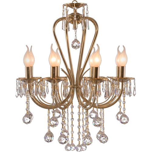 product_image_name-Kandil-نجفة بعشرة اذرع من قنديل 70105747 مع أعلى معايير السلامة والمتانة في المكونات الكهربائية والميكانيكية - ذهبي، بوليستر-1