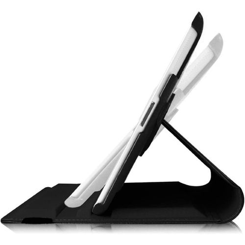 product_image_name-Generic-غطاء جلد وغطاء حامل قابل للطي فائق النحافة وخفيف الوزن بزاوية دوران 360 درجة لميزة النوم التلقائي / الاستيقاظ لجهاز سامسونج جالاكسي تاب A 2016 (T580 - T585) - أسود-3