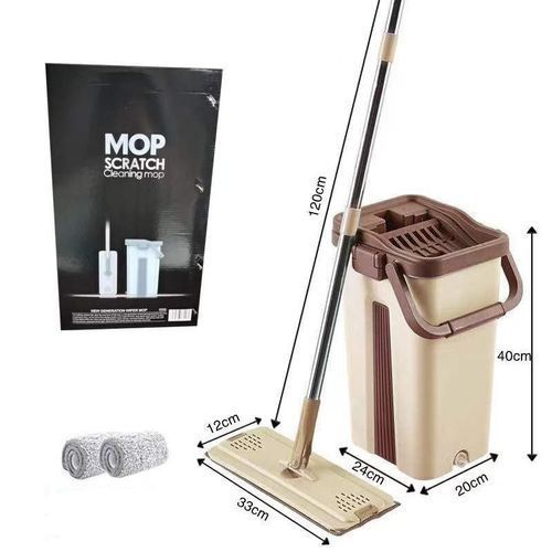 Squeeze Smart Mop And Bucket  - Beige