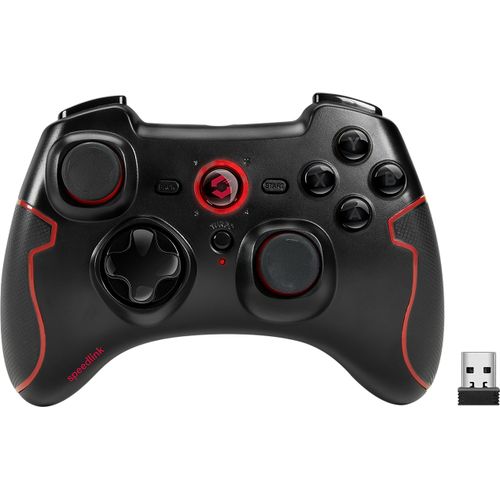 اشتري SPEEDLINK 6576 TORID Wireless Gamepad for PC/PS3 - Black في مصر