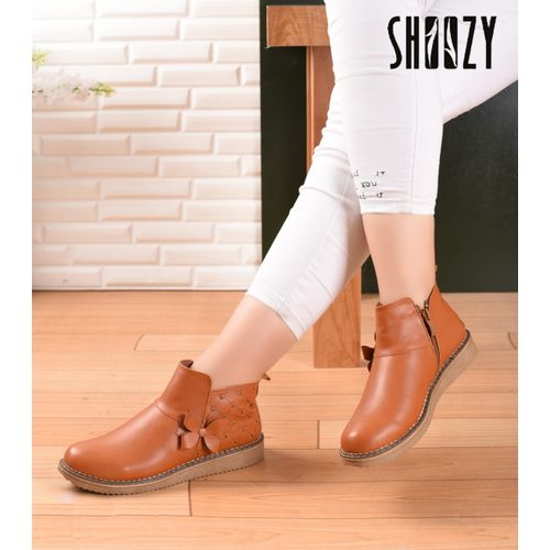 اشتري Shoozy Fashionable Boot For Women - Brown في مصر