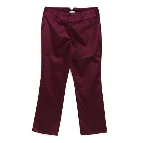 product_image_name-M Sou-Plain Formal Burgundy Pants-1