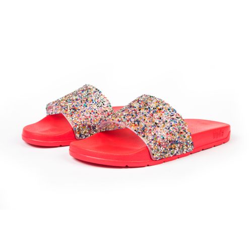 Buy Lome Slide Slippers For Women - Red in Egypt