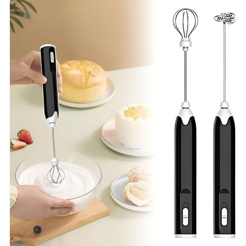 product_image_name-Generic-خافق بيض قابل لإعادة الشحن - مضرب كهربائي متعدد الاستخدامات بثلاثة إعدادات للسرعة وشحن USB لتحضير الكريمة والبيض المخفوق بشكل مثالي-1